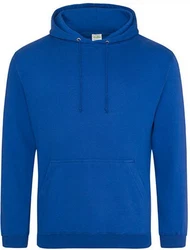 Just Hoods Kapuzenpullover College Hoodie Blau/Dunkelblau