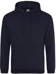 Just Hoods Kapuzenpullover College Hoodie Dunkelblau/Blau