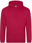 Just Hoods Kapuzenpullover College Hoodie Dunkelrot/Rosa/Rot