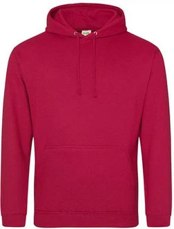 Just Hoods Kapuzenpullover College Hoodie Dunkelrot/Rosa/Rot Just Hoods Kapuzenpullover College Hoodie Dunkelrot/Rosa/Rot