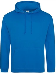 Just Hoods Kapuzenpullover College Hoodie Blau/Hellblau/Dunkelblau