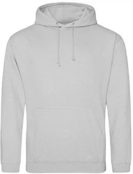 Just Hoods Kapuzenpullover College Hoodie Grau/Hellgrau