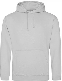 Just Hoods Kapuzenpullover College Hoodie Grau/Hellgrau
