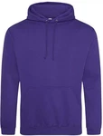 Just Hoods Kapuzenpullover College Hoodie Lila/Dunkelblau