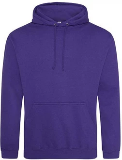 Just Hoods Kapuzenpullover College Hoodie Lila/Dunkelblau Just Hoods Kapuzenpullover College Hoodie Lila/Dunkelblau