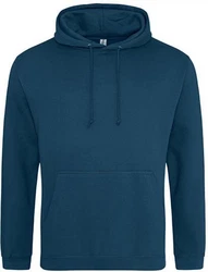 Just Hoods Kapuzenpullover College Hoodie Dunkelblau/Blau
