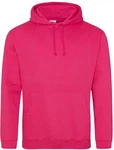 Just Hoods Kapuzenpullover College Hoodie Rosa