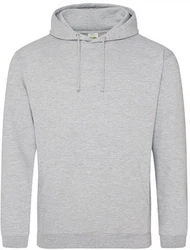 Just Hoods Kapuzenpullover College Hoodie Grau/Hellgrau
