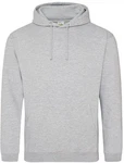 Just Hoods Kapuzenpullover College Hoodie Grau/Hellgrau