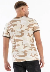 Lonsdale T-Shirt CREGNEASH Braun/Dunkelgrün/Beige/Grau