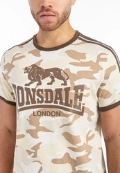 Lonsdale T-Shirt CREGNEASH Braun/Dunkelgrün/Beige/Grau