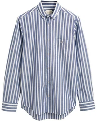 Gant Langarmhemd Hellblau/Dunkelblau/Blau