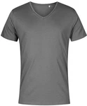 Promodoro V-Shirt Herren V-Neck T-Shirt Grau/Dunkelgrau/Hellgrau Promodoro V-Shirt Herren V-Neck T-Shirt Grau/Dunkelgrau/Hellgrau