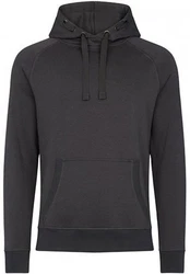 HRM Kapuzenpullover Unisex Premium Raglan Hoody Dunkelgrau/Grau
