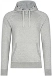 HRM Kapuzenpullover Unisex Premium Raglan Hoody Grau/Hellgrau