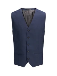 JACK & JONES Anzugweste Dunkelblau/Hellblau