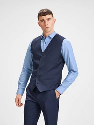 JACK & JONES Anzugweste Dunkelblau/Hellblau