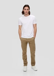 QS Stoffhose Twillhose Khaki/Beige