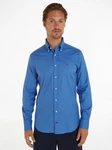 Tommy Hilfiger TAILORED Businesshemd CL FLEX OXF RF SHIRT Blau/Hellblau/Dunkelblau