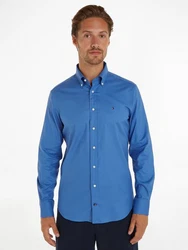 Tommy Hilfiger TAILORED Businesshemd CL FLEX OXF RF SHIRT Blau/Hellblau/Dunkelblau