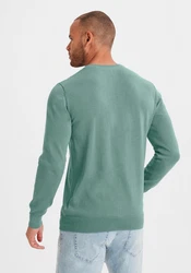 H.I.S Strickpullover mit V-Ausschnitt Grün/Hellblau/Hellgrün/Türkis