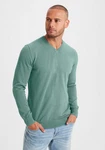 H.I.S Strickpullover mit V-Ausschnitt Grün/Hellblau/Hellgrün/Türkis