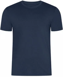 HRM Rundhalsshirt Herren Organic Heavy Luxury Roundneck T-Shirt Dunkelblau/Blau