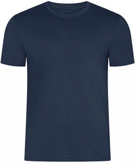 HRM Rundhalsshirt Herren Organic Heavy Luxury Roundneck T-Shirt Dunkelblau/Blau