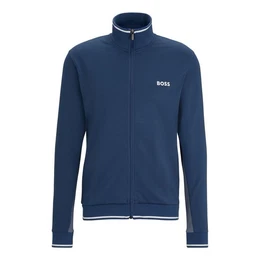 Sweatjacke Tracksuit Jacket mit kontrastfarbenen Streifen
