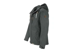 Dry Fashion Softshelljacke Herren Outdoor Heiligenhafen Dunkelgrau/Grau/Schwarz