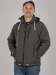 Dry Fashion Softshelljacke Herren Outdoor Heiligenhafen Dunkelgrau/Grau/Schwarz