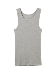 Unterhemd Gerippte Tanktops in Slim Fit im 2er-Pack