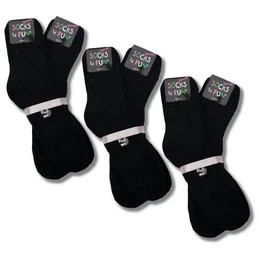 Haussocken Kuschelsocken Herren in schwarz, 6 Paar (6-Paar)