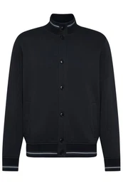 Sweatshirt mit Collegekragen