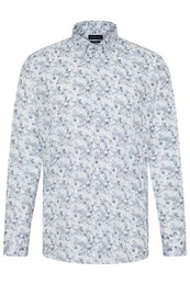 Langarmhemd mit Blumen-Print