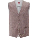 CG Club of Gents Anzugweste Plum-J Rot/Lila/Bordeaux