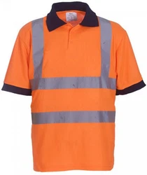 YOKO Warnschutz Sicherheits Polo Shirt EN ISO 20471 Orange