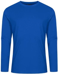 EXCD by Promodoro Langarmshirt Herren T-Shirt Longsleeve Blau/Dunkelblau