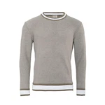 LIVING CRAFTS Strickpullover RAOUL Grau/Khaki/Beige