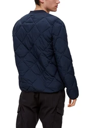QS Allwetterjacke Jacke (Blouson-Stil) Dunkelblau/Hellblau/Blau