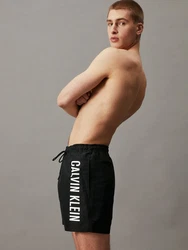 Calvin Klein Swimwear Badeshorts MEDIUM DRAWSTRING Schwarz/Dunkelrot/Hellblau/Lila/Dunkelblau/Rot