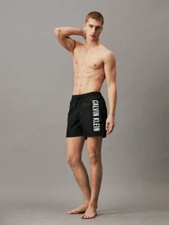 Calvin Klein Swimwear Badeshorts MEDIUM DRAWSTRING Schwarz/Dunkelrot/Hellblau/Lila/Dunkelblau/Rot