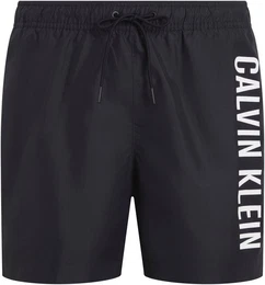 Badeshorts MEDIUM DRAWSTRING mit kontrastfarbenem Logo-Schrifztug am Bein