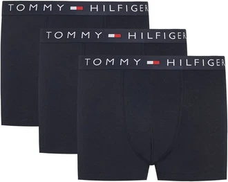 Tommy Hilfiger Underwear Trunk 3P TRUNK mit Logoschriftzug dunkelblau / rot / wei Tommy Hilfiger Underwear Trunk 3P TRUNK mit Logoschriftzug dunkelblau / rot / wei