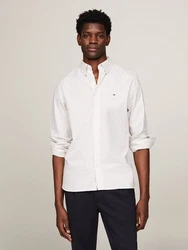 Tommy Hilfiger Langarmhemd FLEX OXFORD STRIPE RF SHIRT gestreift