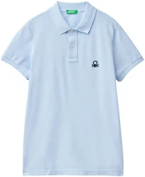 United Colors of Benetton Poloshirt mit Label-Badge 