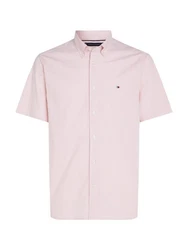 Tommy Hilfiger Kurzarmhemd FLEX MULTI STRIPE RF SHIRT rosa/crystal/multi