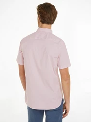 Tommy Hilfiger Kurzarmhemd FLEX MULTI STRIPE RF SHIRT rosa/crystal/multi