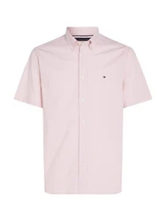 Tommy Hilfiger Kurzarmhemd FLEX MULTI STRIPE RF SHIRT rosa/crystal/multi