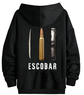 RMK Herren Kapuzenpullover Hoodie Pablo Mexico Escobar